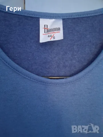 Синя зимна домашна дамска дреха, снимка 2 - Нощници - 56410669