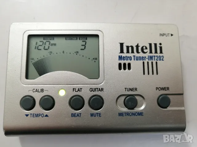 Китарен тунер и метроном Intelli IMT202, снимка 6 - Китари - 48743001