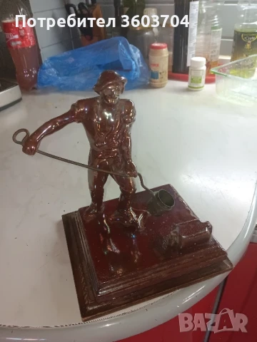 стара статуетка, снимка 5 - Антикварни и старинни предмети - 51088482