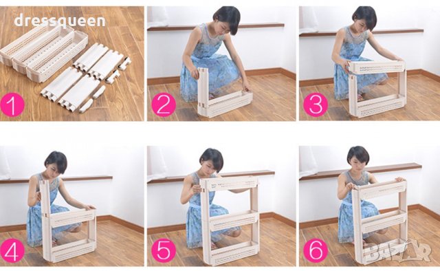 2498 Органайзер на колела етажерка, снимка 9 - Аксесоари за кухня - 30761322