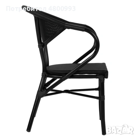 Удобен и модерен стол за лятна градина - алуминиева конструкция с текстилен за плаж, басейн, снимка 6 - Столове - 54238869