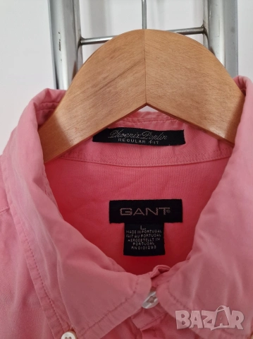 Страхотна мъжка риза GАNТ размер L, снимка 4 - Ризи - 54329001