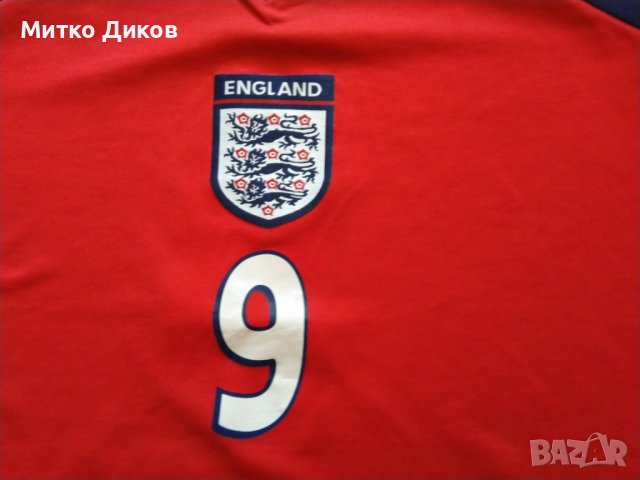 Футболна тениска на Англия №9 Уейн Рууни размер С-М, снимка 2 - Футбол - 37880299