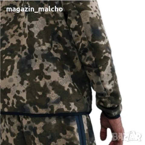 Мъжки Анцуг - Nike Tech Men's Full-Zip Fleece Camo Windrunner Tracksuit; размери: S, M, L и XL, снимка 4 - Спортни дрехи, екипи - 53101420