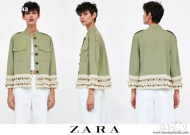 Парка Zara с ресни, снимка 9 - Якета - 31675263