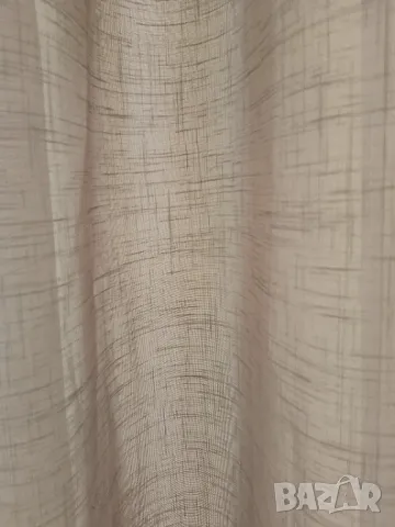 Кафяво полупрозрачно перде, снимка 3 - Пердета и завеси - 48701232