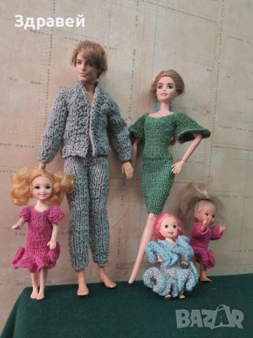 барби и кен,ръчно изработени дрехи , снимка 6 - Кукли - 44225734