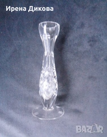 Продавам кристална ваза, снимка 1 - Вази - 38678622