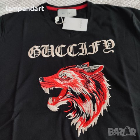 Тениска Gucci Wolf, снимка 3 - Тениски - 35139919