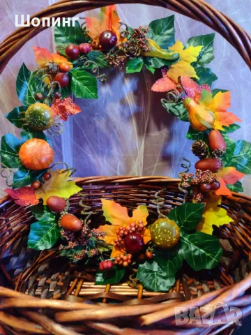 Красив венец и кошници, снимка 5 - Декорация за дома - 50032740