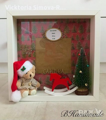 3Д детски коледни рамки, снимка 3 - Декорация за дома - 34243023