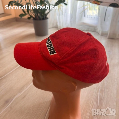 Винтидж състезателна шапка Bridgestone Formula 1 червена, снимка 2 - Шапки - 53117791