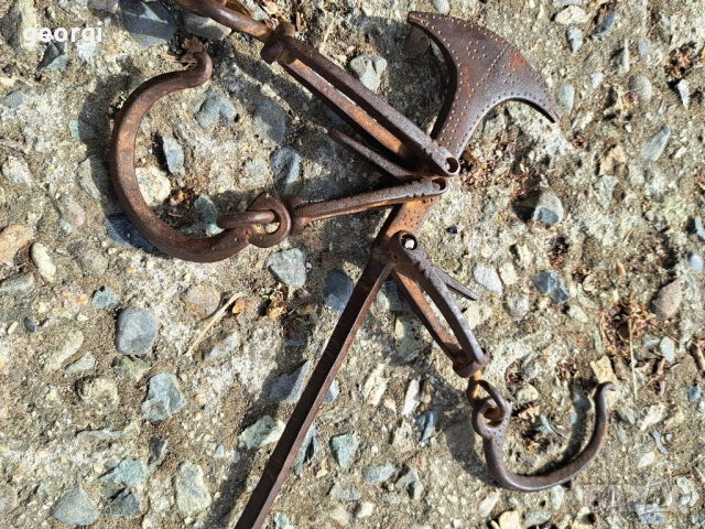 стар кантар паланца, снимка 4 - Антикварни и старинни предмети - 51866510