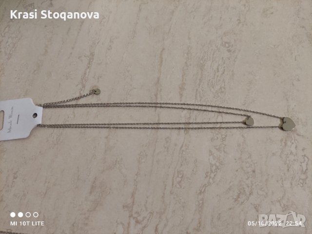 Дамски Двойни Бижута с Украшения - Неръждаема Стомана , снимка 12 - Бижутерийни комплекти - 38235446