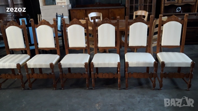 Столове ретро 6 бр. №012