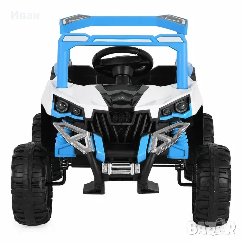 ТОП ЦЕНА!НОВО!Акумулаторен джип/UTV Gobi Go BLUE с 12 V батерия,USB,функция люлеене,дистанцинно, снимка 2 - Детски велосипеди, триколки и коли - 55843807