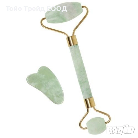 Нефритен масажор за лице, снимка 2 - Масажори - 52671304
