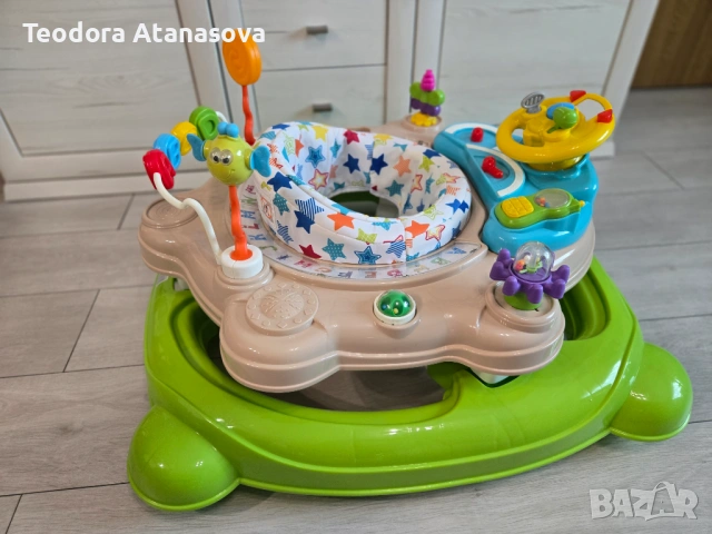 Проходилка 4 в 1 "Джоя Лукс" Звездички Chipolino, снимка 4 - Проходилки - 54175495