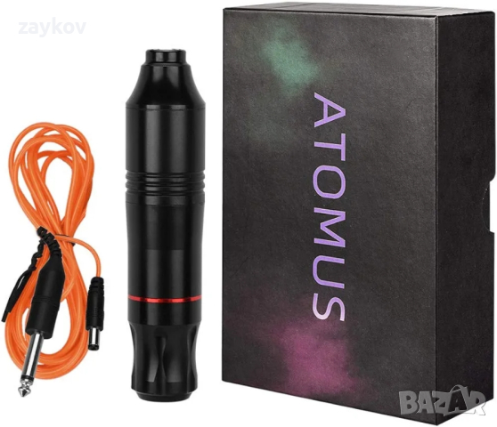 Ротационна машина за татуировки ATOMUS със захранване и педал