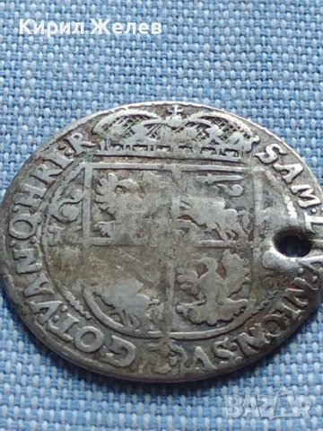 Сребърна монета Орт Сигизмунд трети ПОЛША 13649, снимка 6 - Нумизматика и бонистика - 42915752