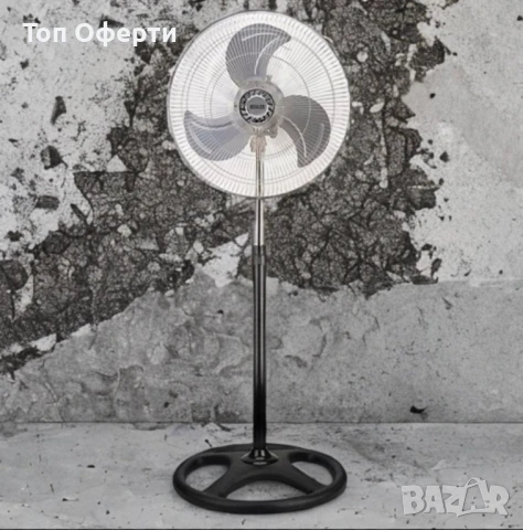 Вентилатор на стойка Muhler FM-8118D18 инча, 70W, снимка 4 - Вентилатори - 50459959