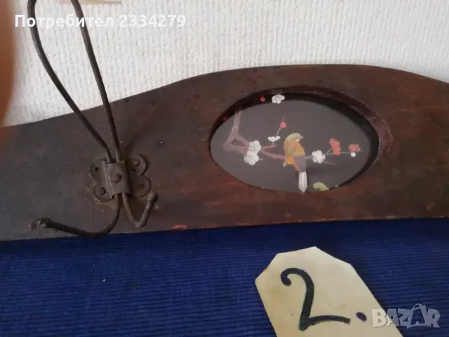 Стари закачалки,дървени ръчно изработени., снимка 5 - Закачалки - 36866927
