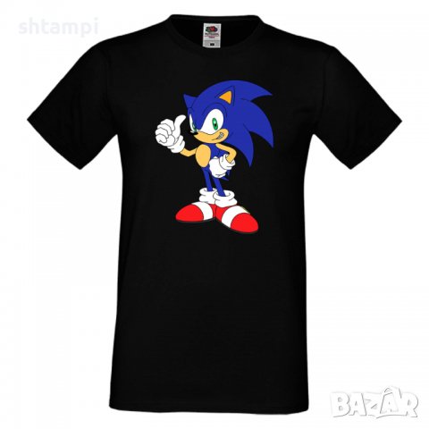 Мъжка тениска Sonik 005 Игра,Изненада,Подарък,Празник,Повод, снимка 2 - Тениски - 37244680