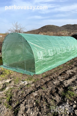 Тунелна оранжерия различни размери Доставка с ЕКОНТ цена - 15,00€, снимка 3 - Оранжерии - 53964593