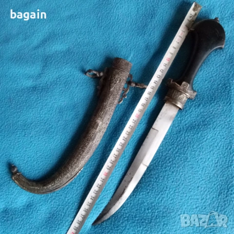 Кама, ханджар, кумая, сребро., снимка 10 - Антикварни и старинни предмети - 54085925