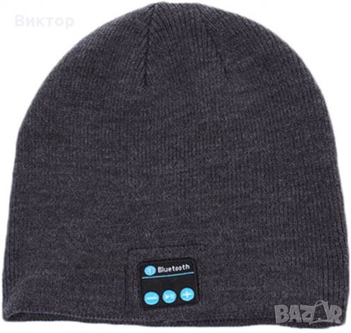 Музикална Bluetooth шапка Beanie шапка с микрофон и стерео слушалки Hands Free, снимка 6 - Bluetooth слушалки - 30534805