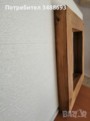 ОГЛЕДАЛО С ДЪРВЕНА РАМКА , снимка 3 - Други - 38468650