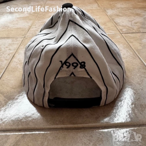 Шапка с козирка Diamond Supply Brilliant регулируема бяло и черно, снимка 8 - Шапки - 52815622