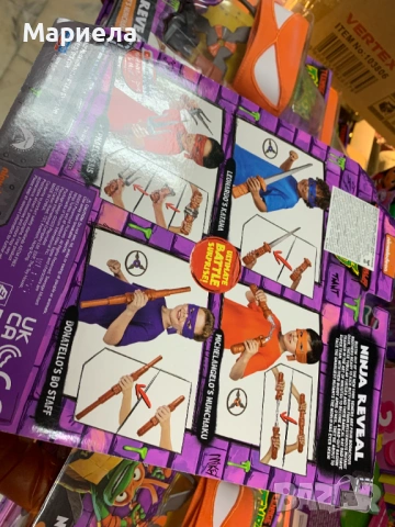 TMNT Костенурка Нинджа Оръжие с маска Blister, снимка 5 - Други - 53897755