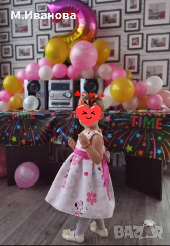 Рокля Мини Маус , снимка 15 - Бебешки рокли - 22581438