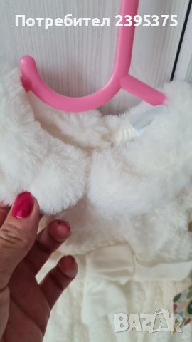 Бяла рокля, снимка 3 - Бебешки рокли - 37163643