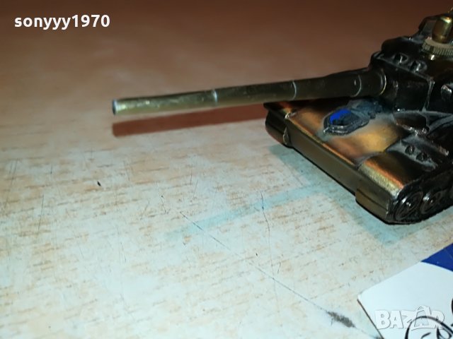 танк запалка-мед/месинг-антика от франция 0808212105, снимка 12 - Антикварни и старинни предмети - 33759801