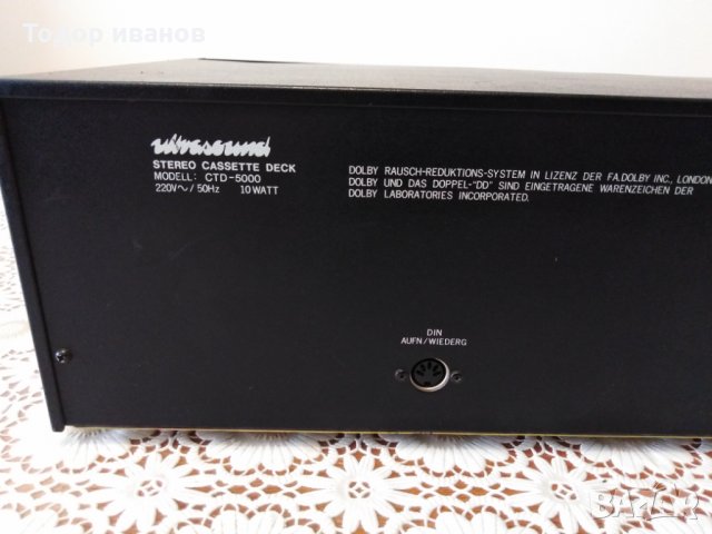 Wirasound-ctd-5000-stereo casette deck, снимка 8 - Декове - 29271113