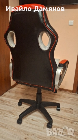 #Геймърски стол #Гейминг стол #Кожен стол #Компютърен стол #Офис стол, снимка 4 - Столове - 54231672