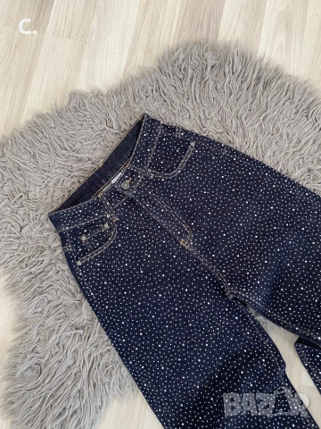 Дамски дънки с камъни, снимка 3 - Дънки - 54245935