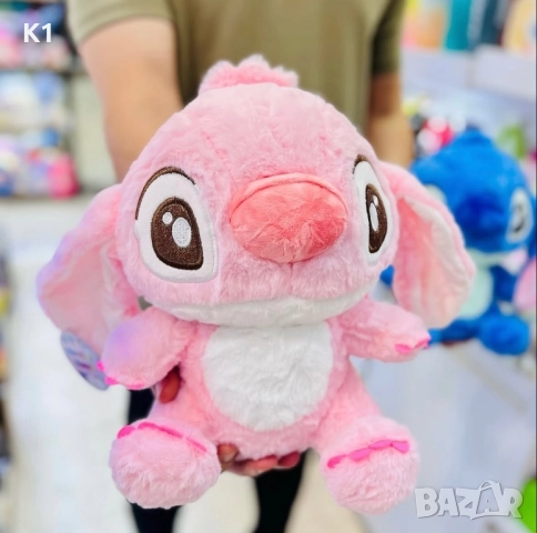 Плюшени играчки Стич и Ейнджъл 25см, плюшена играчка Stitch Angel, снимка 2 - Плюшени играчки - 52594701