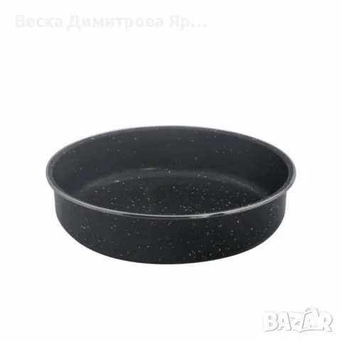 Комплект тави Rosberg 24/26/30/32см., Черни/въгл. стомана с мрам. покр., снимка 2 - Съдове за готвене - 49547844