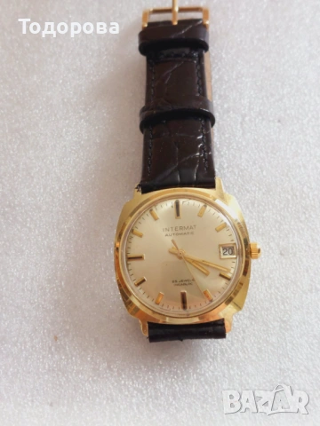 Швейцарски автоматичен мъжки златен часовник 25 рубина,злато 585, снимка 3 - Мъжки - 54237849