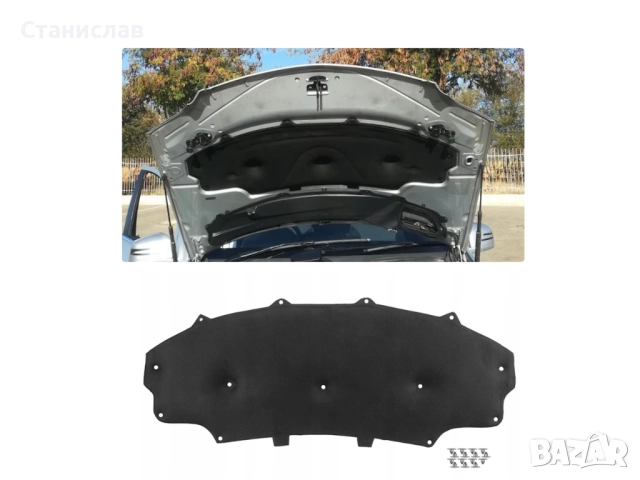 Изолация за преден капак на Mercedes ML W164, снимка 2 - Части - 52314465