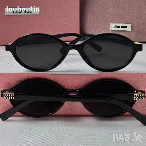 Miu 2024 дамски слънчеви очила елипса кръгли овални
