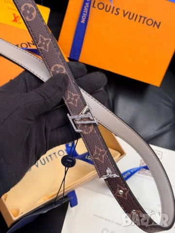 колани от естествена кожа в кутия, торбичка и сертификат valentino garavani louis vuitton , снимка 8 - Колани - 51896869