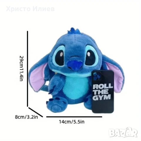 Детска плюшена раница Лило и Стич розова 3D Lilo & Stitch, снимка 4 - Други - 50533746