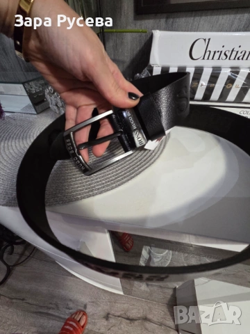 Hugo Boss ест.кожа мъжки колан, снимка 4 - Колани - 53227816