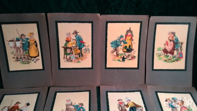 Рекламни изображения на фармацевтична компания LA TOURAINE от 1930 г., FLUDIOSE, върху хартиена подл, снимка 3 - Антикварни и старинни предмети - 51263589