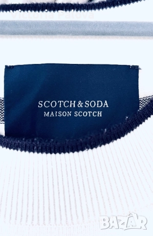 Премиум блуза SCOTCH & SODA, MAISON SCOTCH  уникален дизайн, снимка 3 - Блузи с дълъг ръкав и пуловери - 52846145