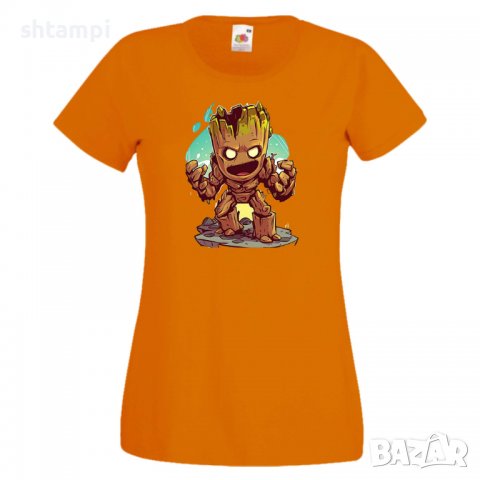 Дамска тениска Marvel Groot 2 Игра,Изненада,Подарък,Геймър,, снимка 10 - Тениски - 36741072